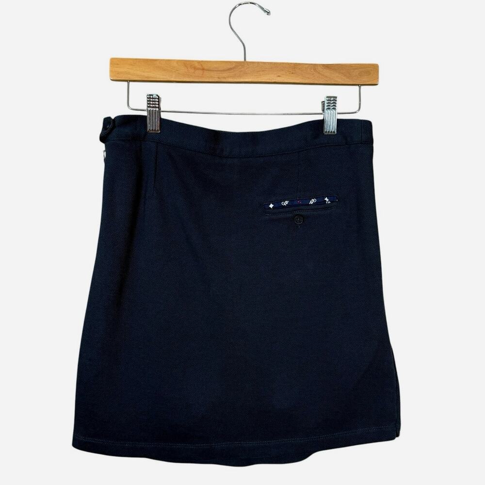 Le Coq Sportif Navy Pleated Tennis Golf Skort Small Performance Pickleball - Picture 2 of 11